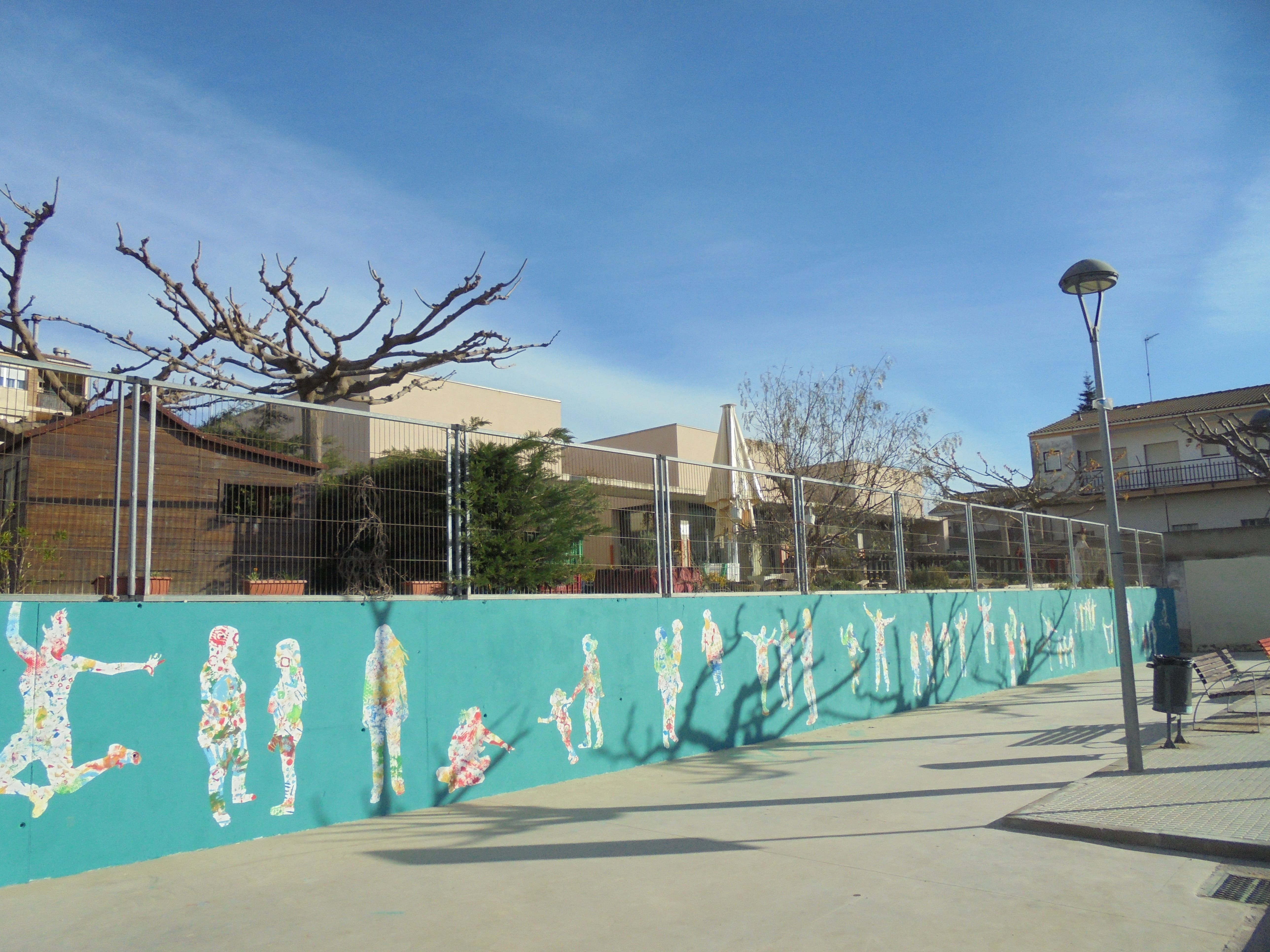 Vista del jardí des de l’exterior