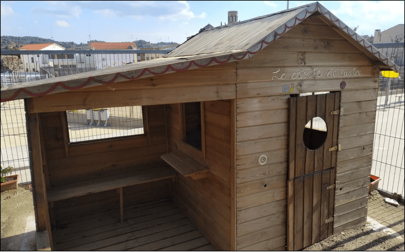 La caseta de fusta.