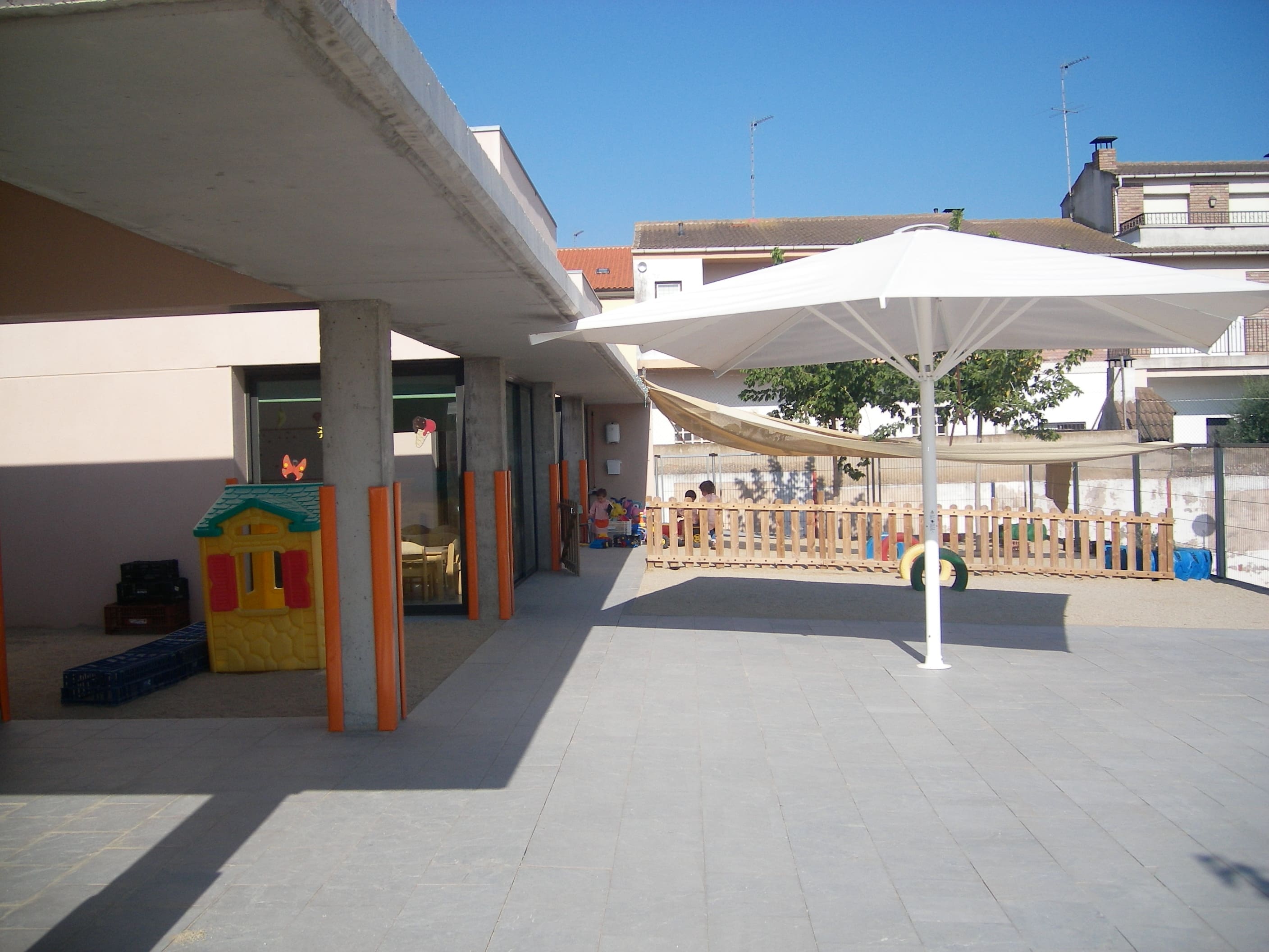 Jardí de l’Escola Bressol El Patufet durant el curs 2009-2010