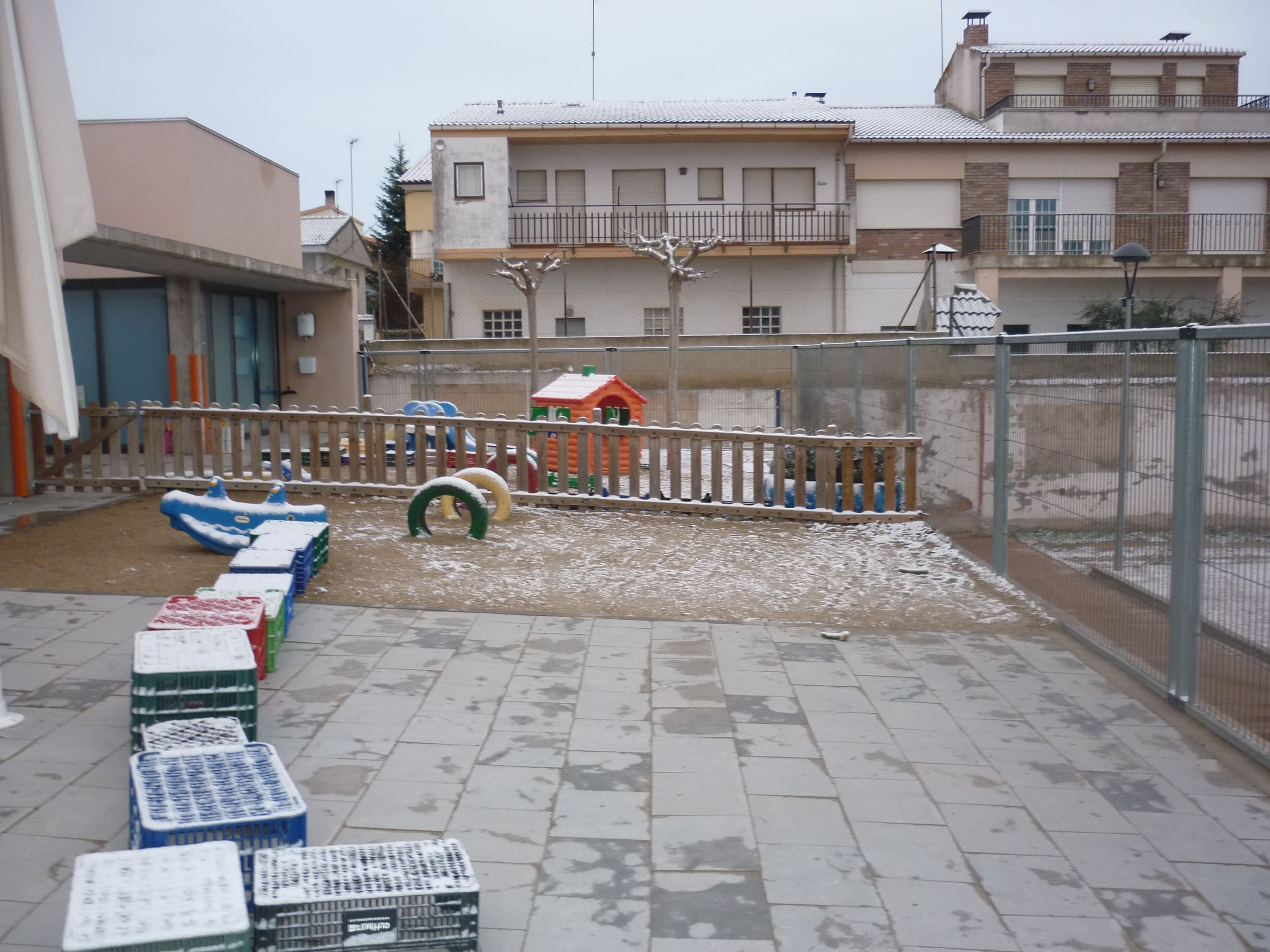Jardí de l’Escola Bressol El Patufet durant el curs 2011 - 2012