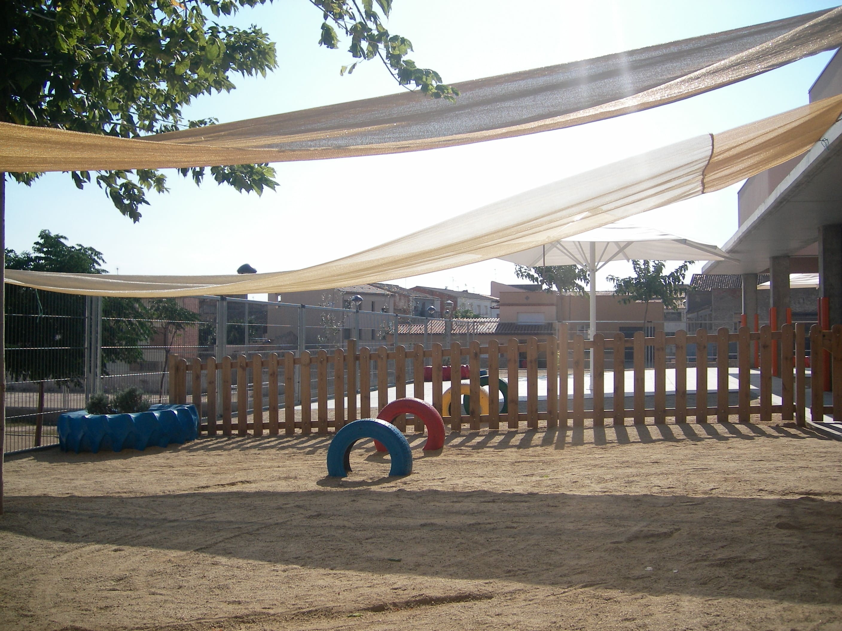 Jardí de l’Escola Bressol El Patufet durant el curs 2009-2010