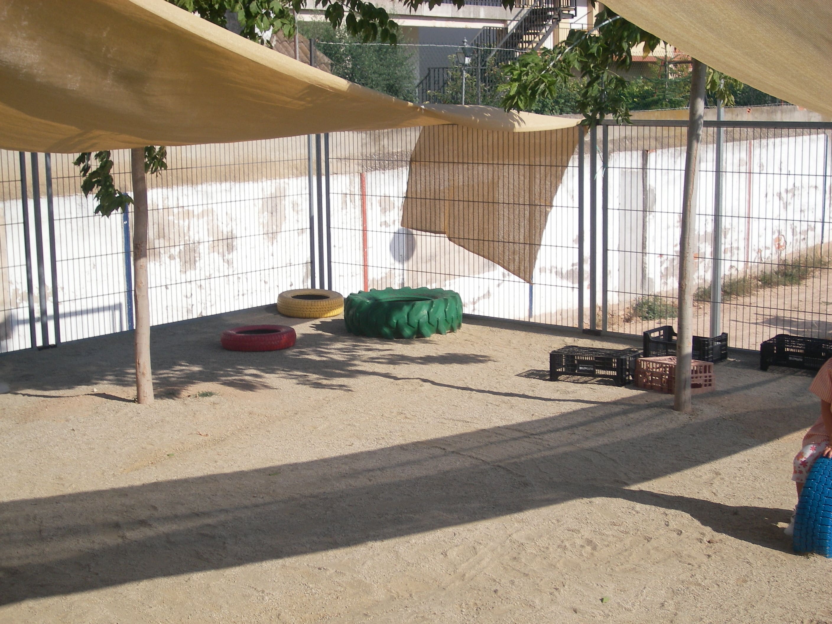 Jardí de l’Escola Bressol El Patufet durant el curs 2009-2010