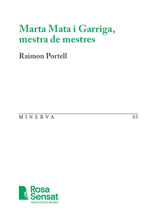 Marta Mata i Garriga, mestra de mestres