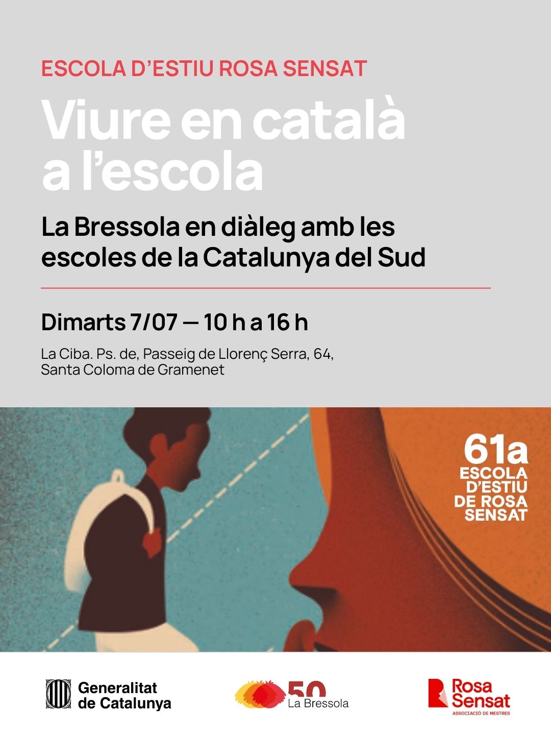 JORNADA. VIURE EN CATALÀ A L'ESCOLA. La Bressola en diàleg amb les escoles de la Catalunya sud