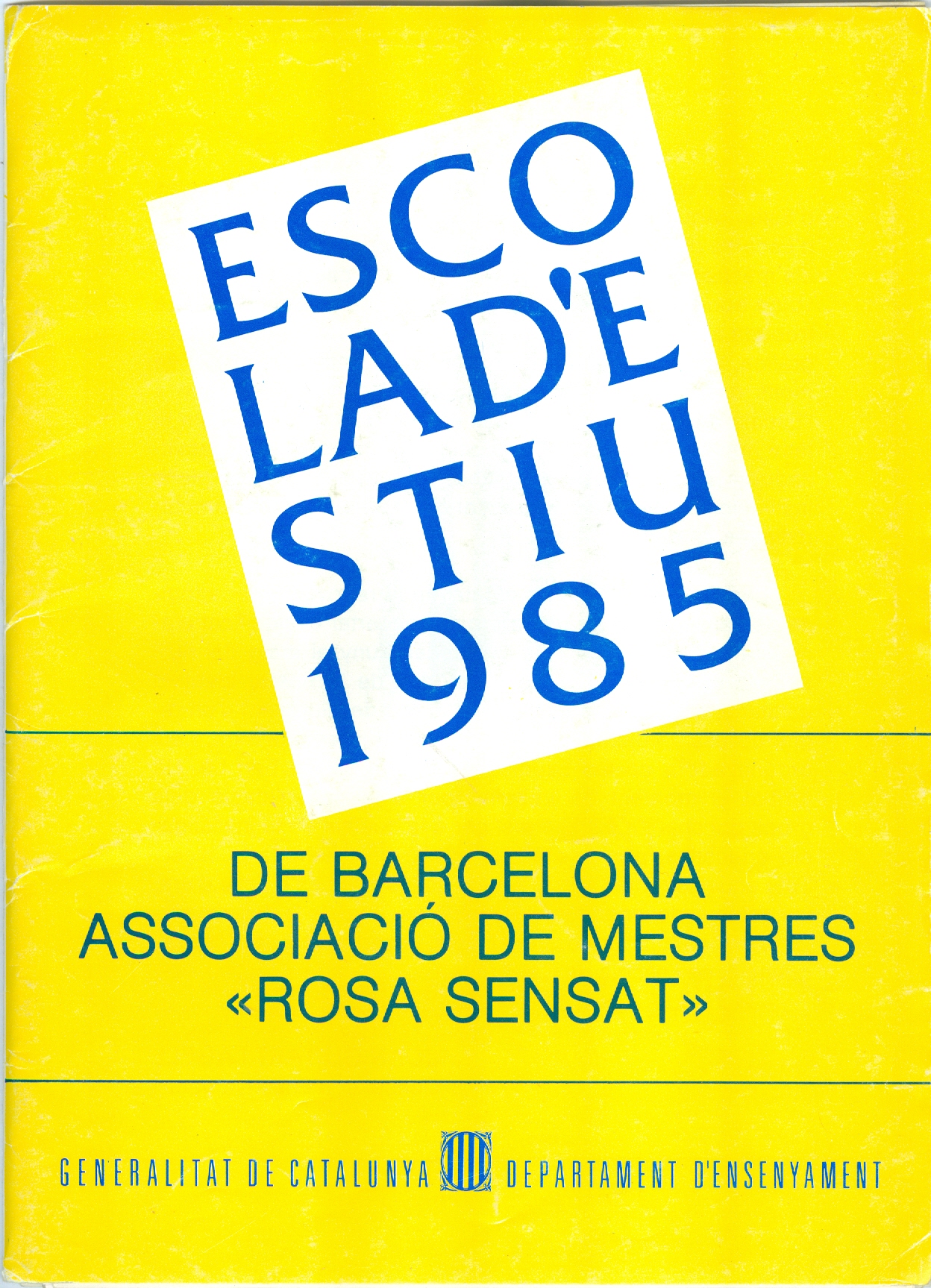 1985 – 20ª Escola d’Estiu