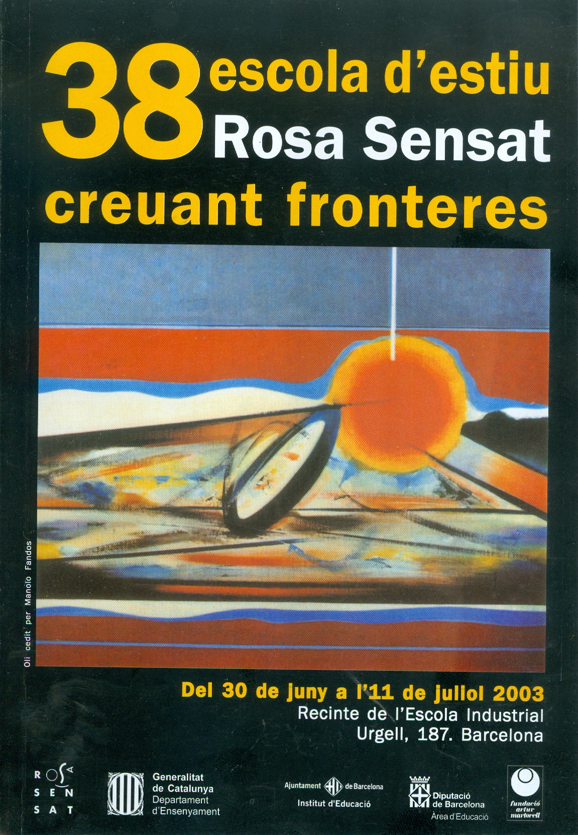 2003 – 38ª Escola d’Estiu