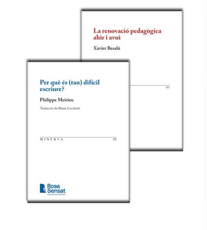 MINERVA: Nova col·lecció de publicacions Rosa Sensat