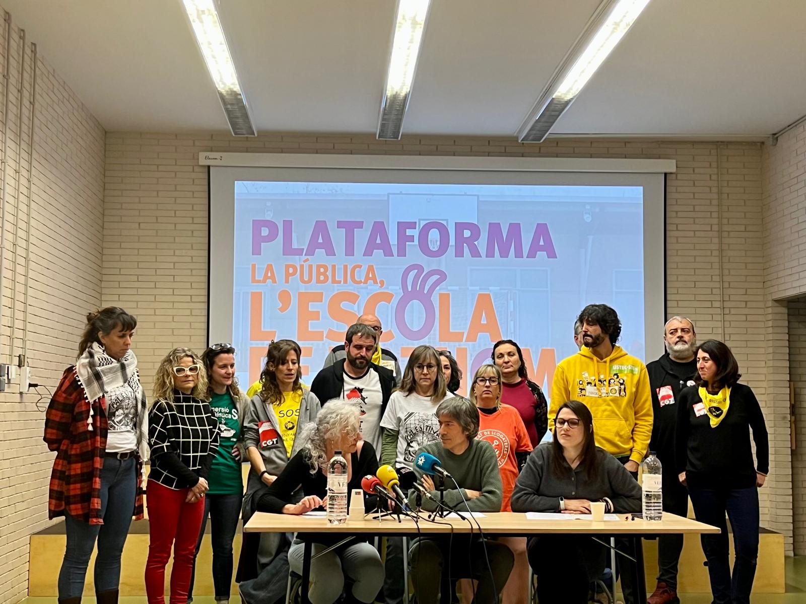 Neix La Pública, una plataforma en defensa de l’educació pública a Catalunya
