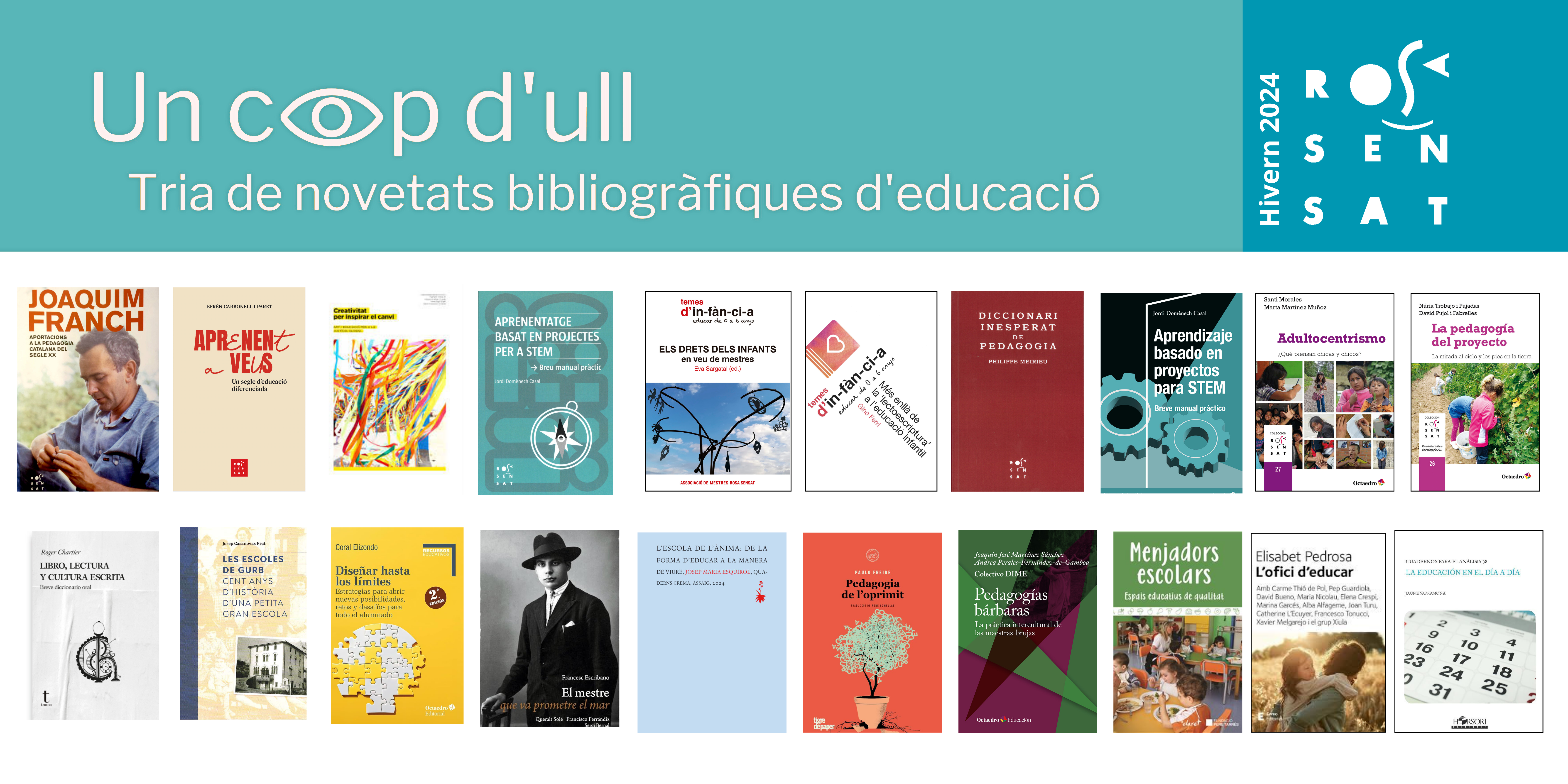 Novetats bibliogràfiques d’educació – Desembre 2024