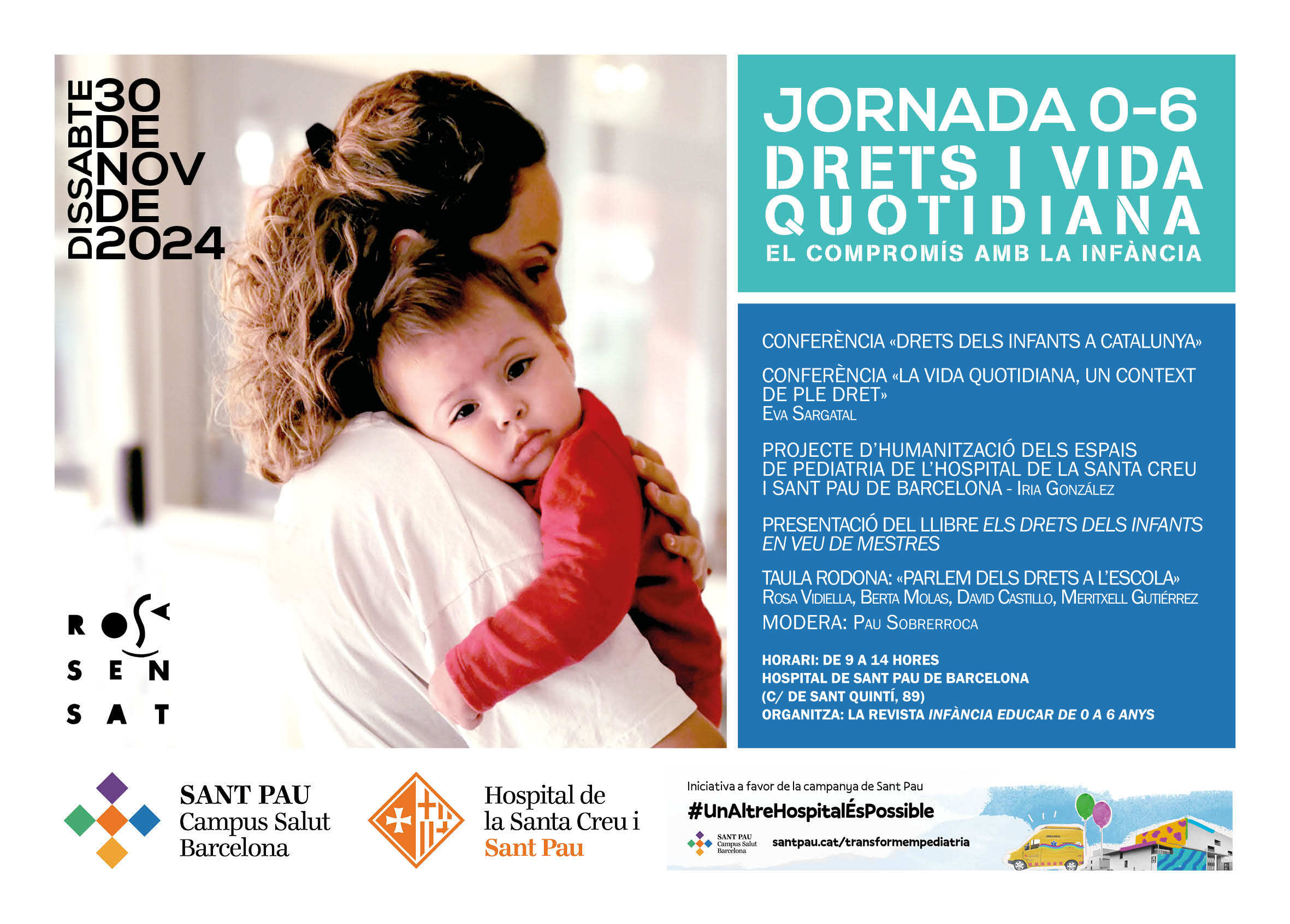 [30 novembre] JORNADA DRETS I VIDA QUOTIDIANA: El compromís amb la infància