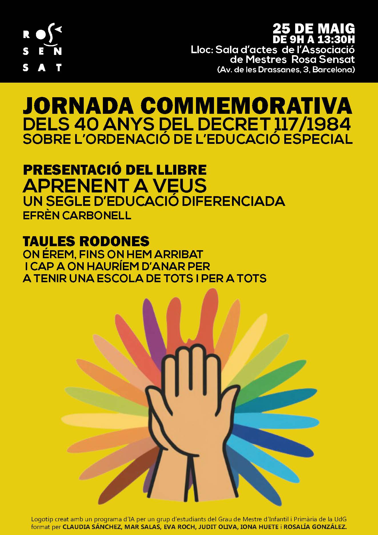 [25 maig] Jornada commemorativa dels 40 anys del Decret 117/1984