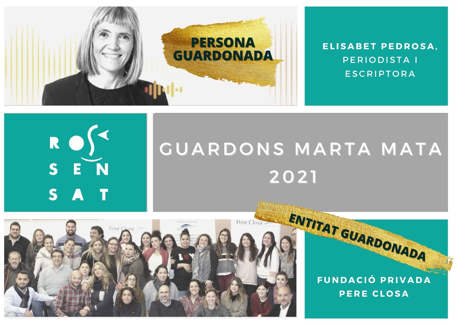 Guardons Marta Mata 2021: entitat i persona guardonades