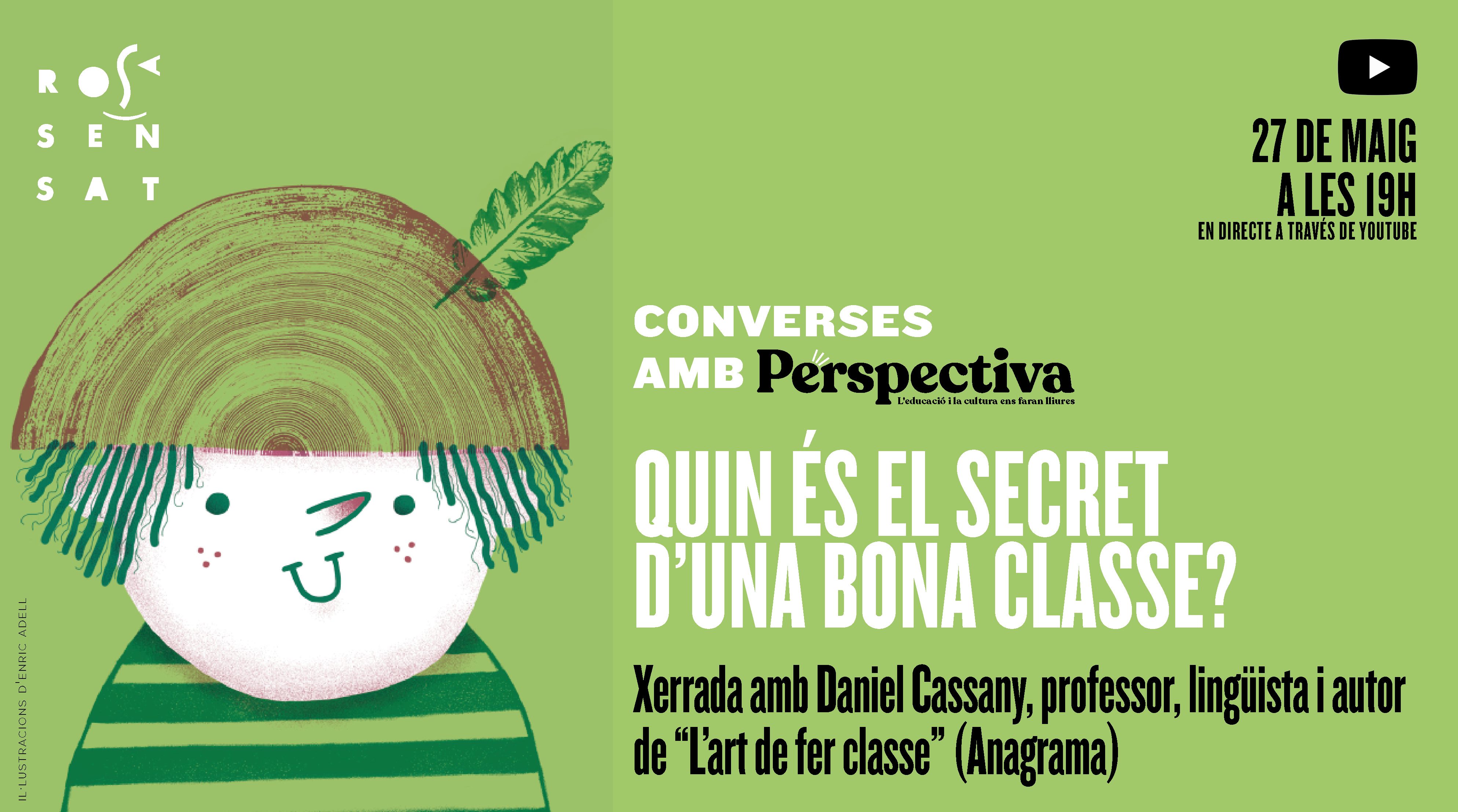 [Vídeo] Quin és el secret d'una bona classe? Converses amb Perspectiva, amb Daniel Cassany