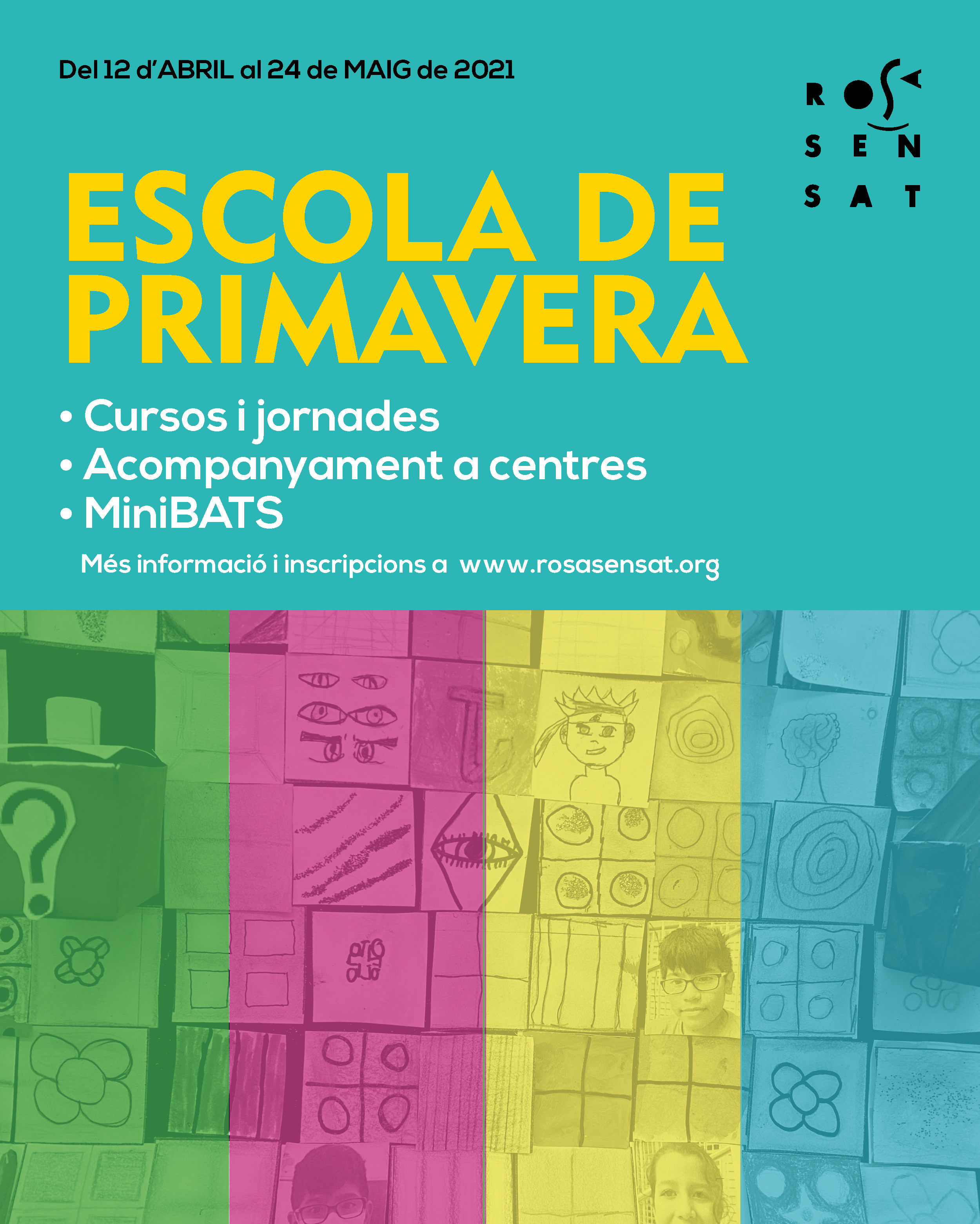 Escola de Primavera de Rosa Sensat: del 12 d'abril al 24 de maig de 2021