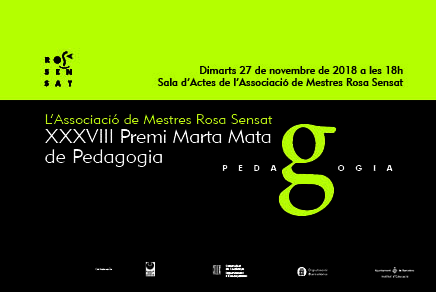 La il·lustradora Carme Solé Vendrell i el Projecte de Formació i Circ Social de l’Ateneu Popular 9 Barris, guardons Marta Mata 2018