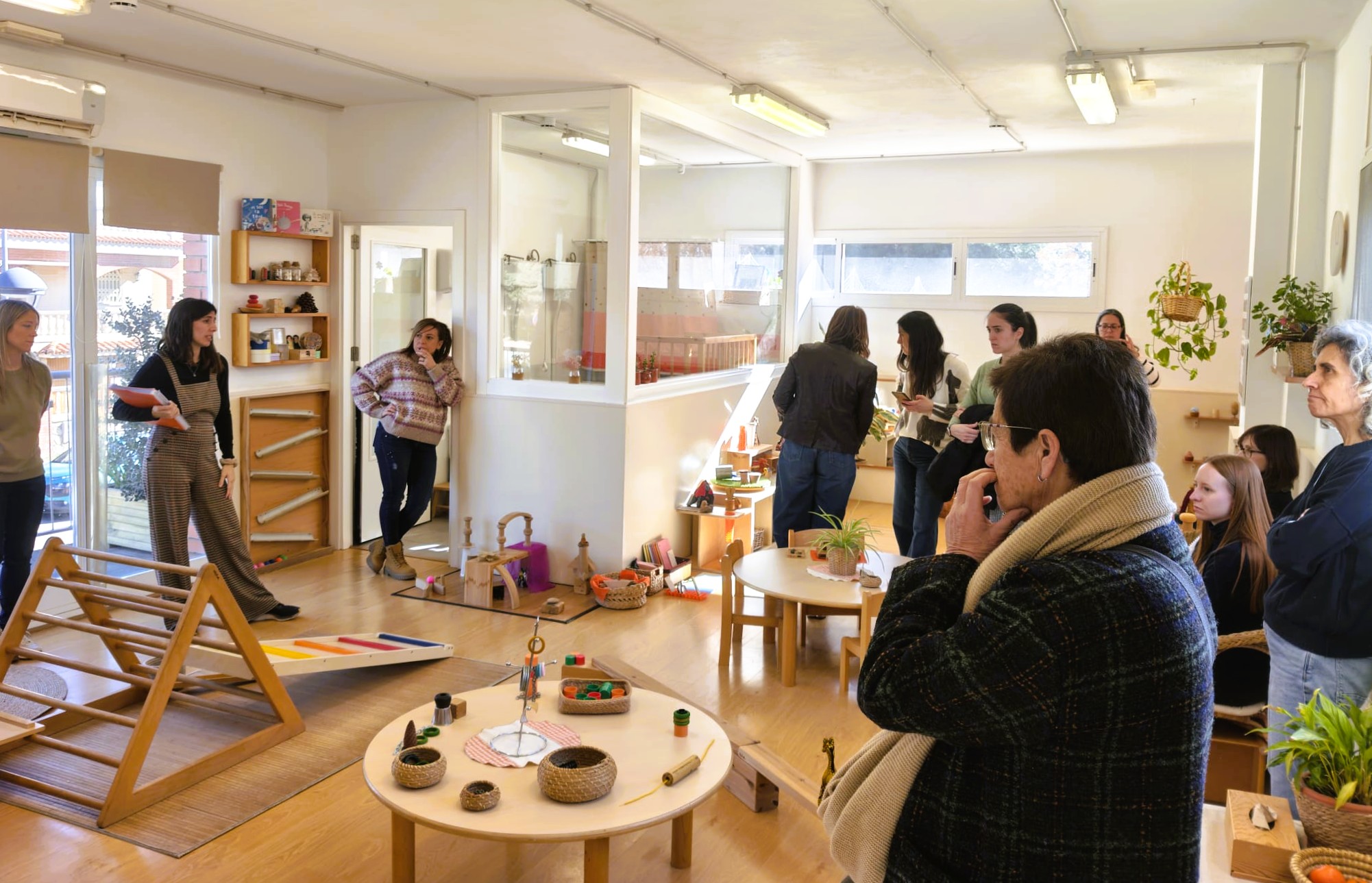 Visita a dos centres d'Educació Infantil