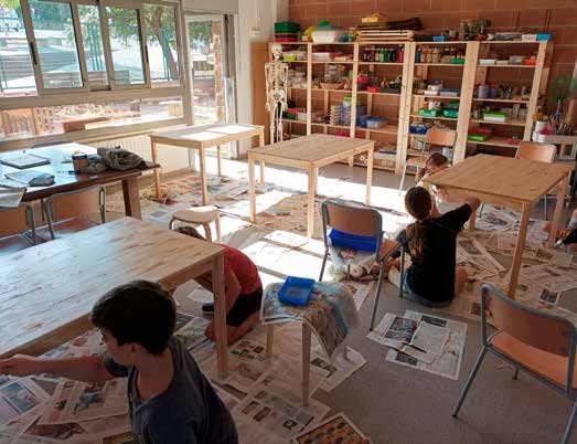 Experiència. Més que un canvi estètic a l’escola de calders