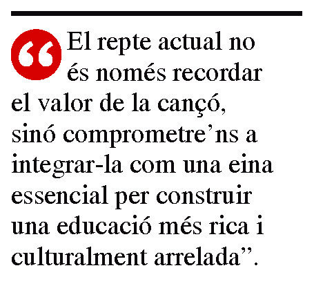 34. EL CANT. Una mirada necessària