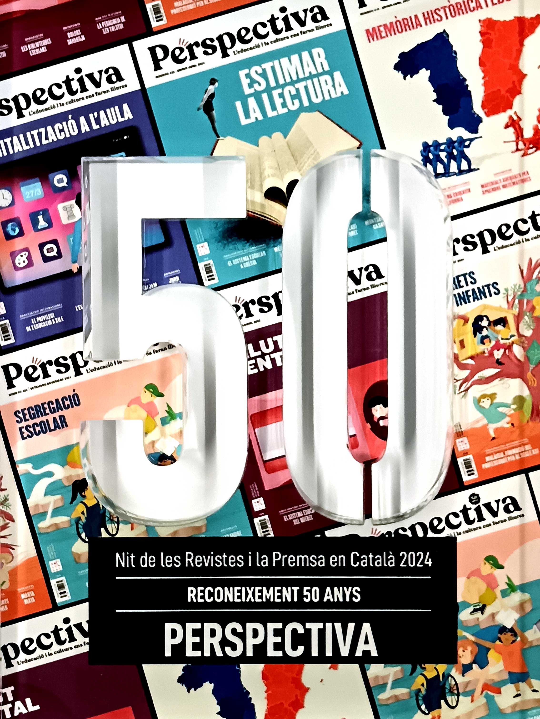 Guardó de l’Associació de Publicacions Periòdiques en Català pels 50 anys de Perspectiva