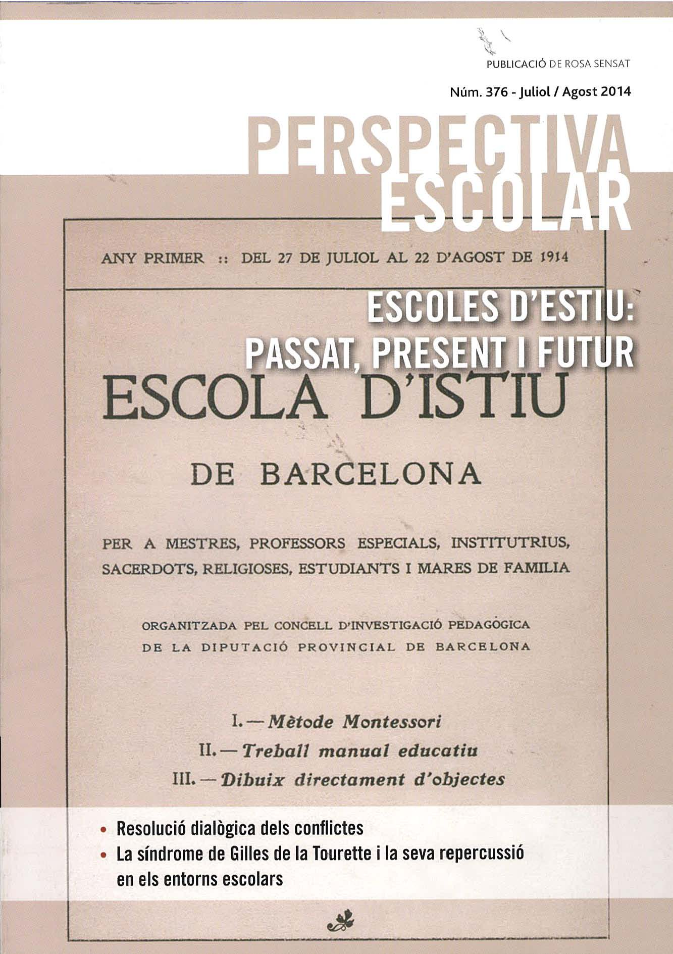 Escoles d’Estiu: passat, present i futur. Núm. 376
