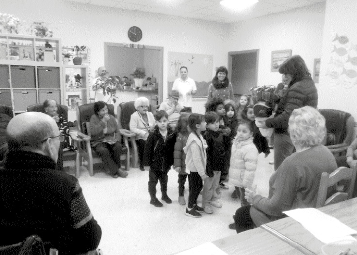 Página abierta. Una visita muy especial