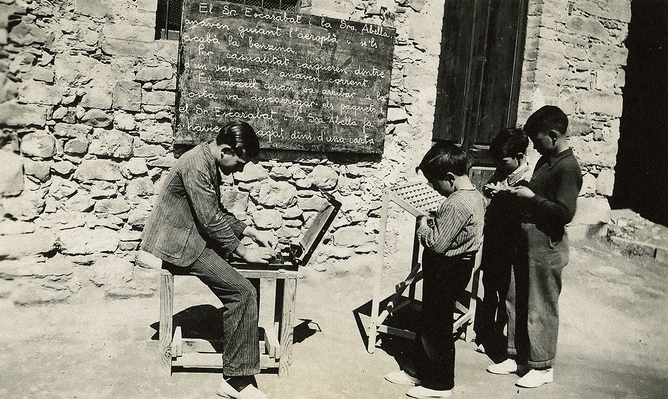 Ve a la memòria. l’Escola Freinetista de Santa Maria d’Oló